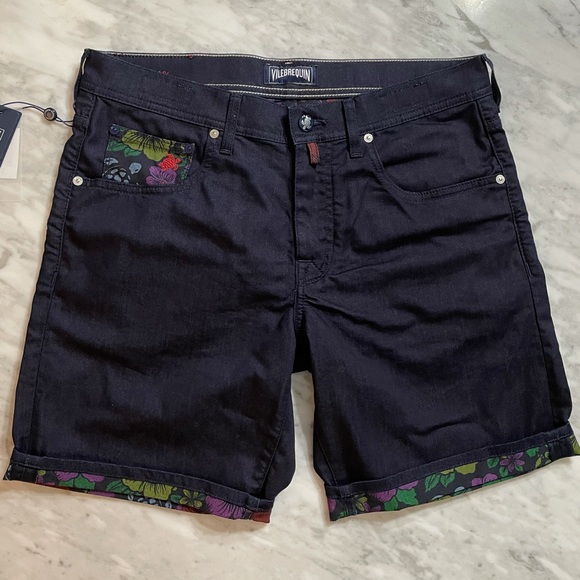 Vilebrequin bermuda shorts with turtle lining - Picture 1 of 7